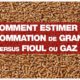 Comment estimer sa consommation de granulés par rapport à sa consommation de fioul ou de gaz ?