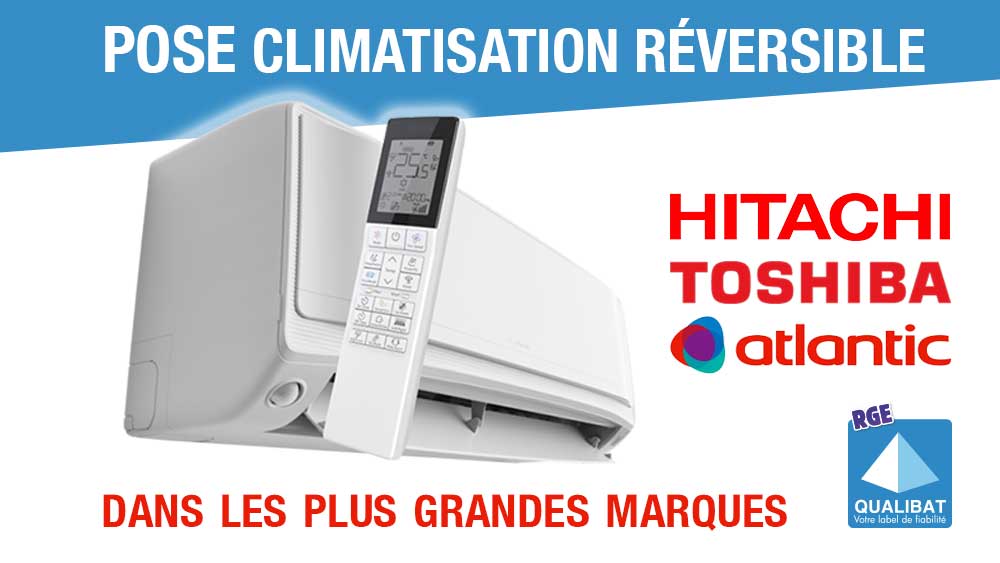 Installation climatisation réversible Montélimar