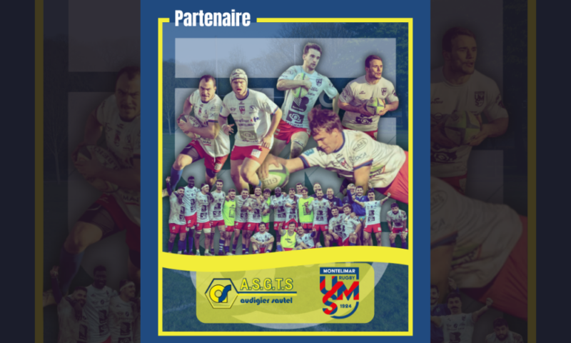 partenariat officiel Audigier Sautel UMS Rugby Montélimar stade