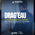 Installation du système de traitement de l'eau Drag'eau par Audigier Sautel à Montélimar.